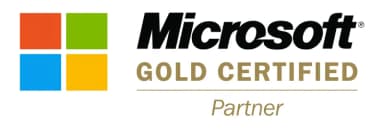 ITECS Dallas virtual desktop badge featuring Microsoft Gold Partner status