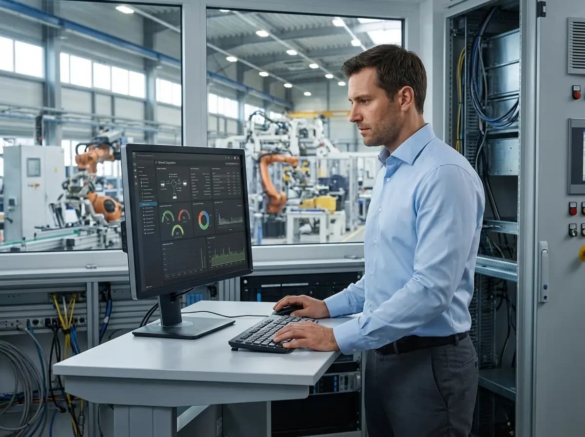 ITECS engineers monitoring smart factory systems for North Texas manufacturing clients