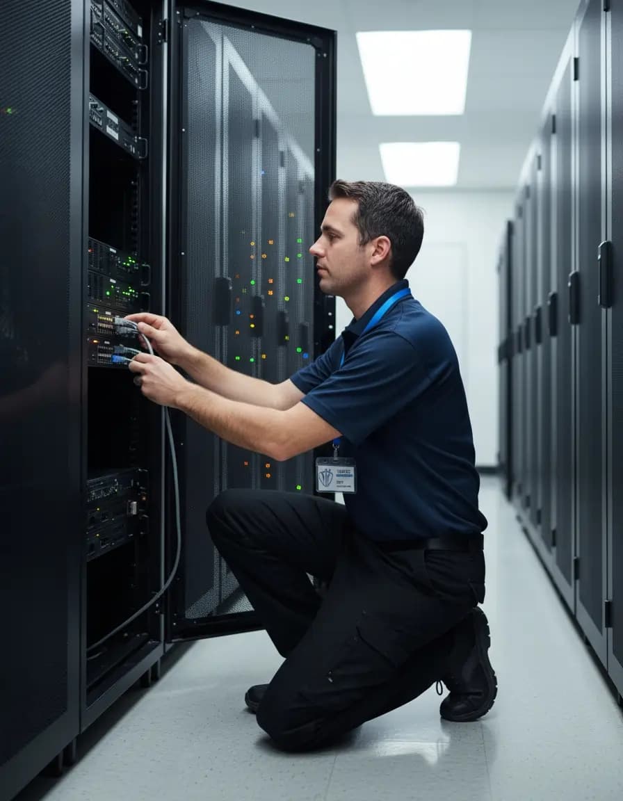 ITECS Dallas IT support engineers overseeing data center operations and rapid-response desk