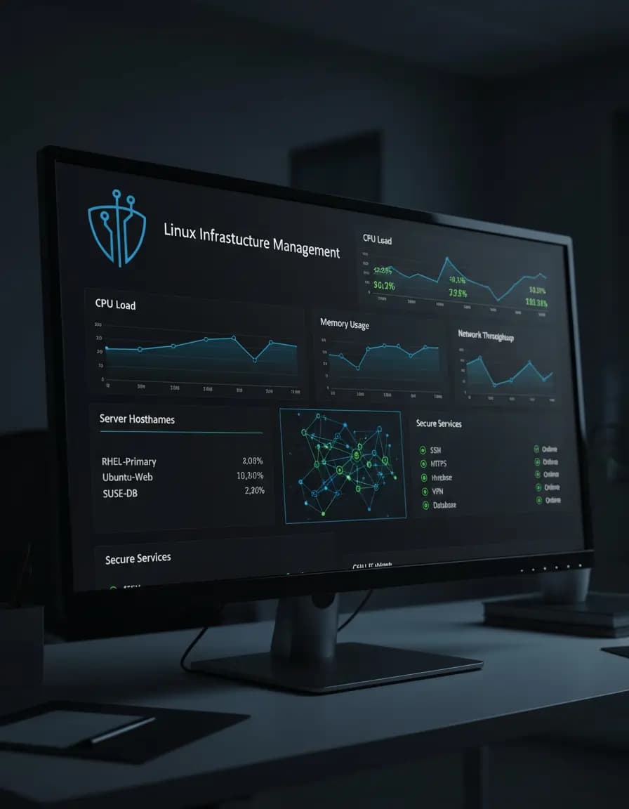 ITECS Dallas Linux operations dashboard monitoring mission-critical production systems
