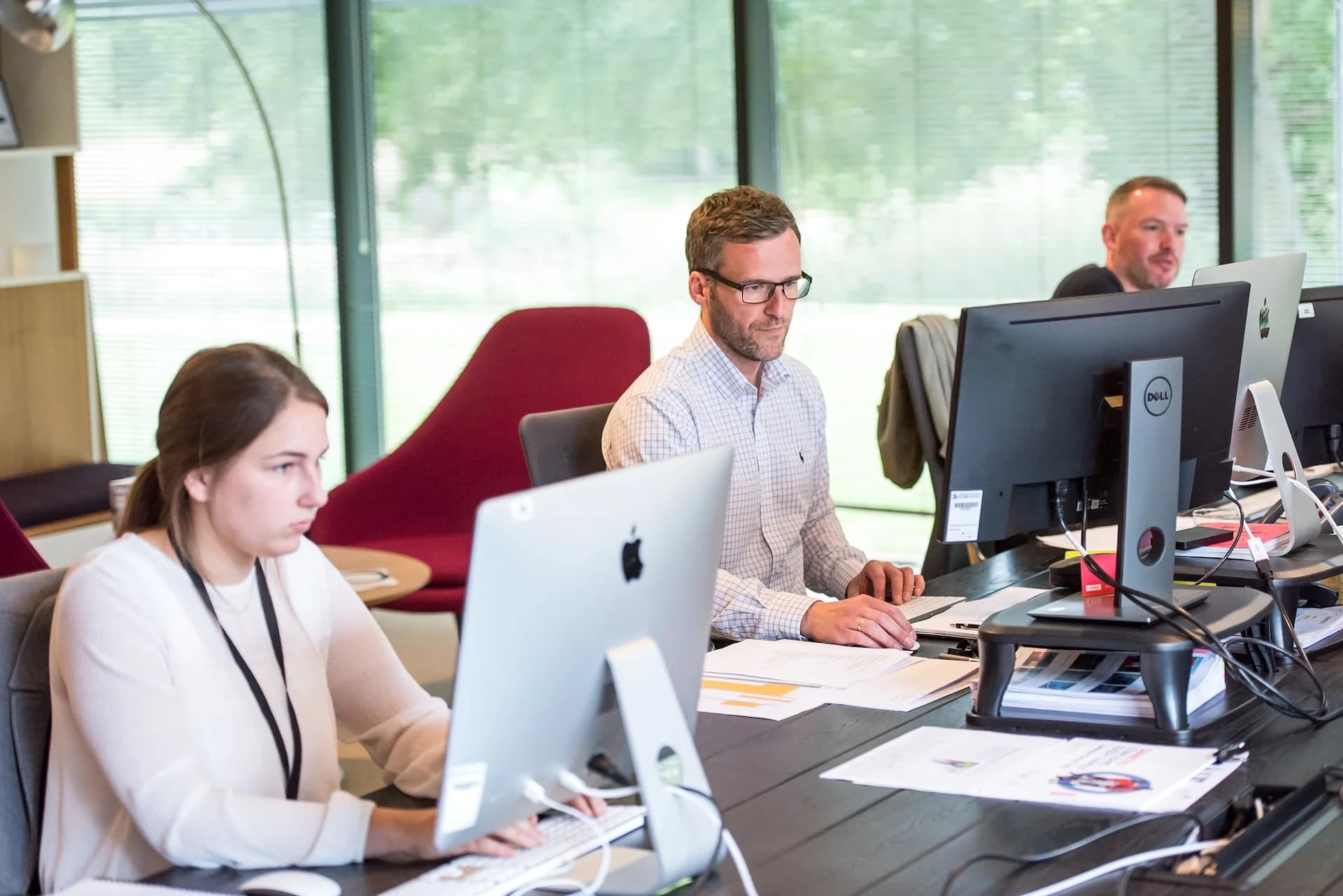 ITECS team in a board meeting discussing IT strategy