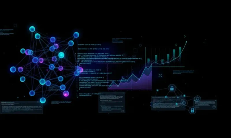 Abstract visualization of Claude Opus 4.5 AI model architecture featuring interconnected neural network nodes, coding syntax overlays, and benchmark performance indicators representing Anthropic's most advanced enterprise AI assistant for software develop