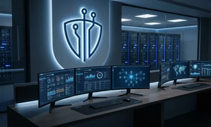 SentinelOne Singularity Platform dashboard displaying endpoint detection and response analytics, threat hunting interface, and multi-tenant MSP management console for enterprise cybersecurity operations