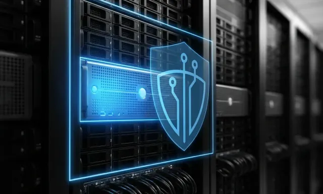 Isolated cloud server architecture diagram representing financial services compliance infrastructure with network segmentation, multi-factor authentication, and managed security controls in a dedicated data center environment