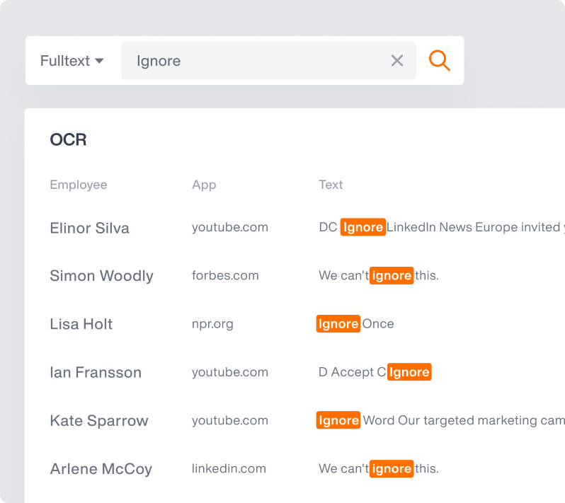 Optical character recognition (OCR)